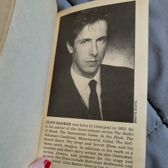 The Great And Secret Show By Clive Barker Vintage 1990 Paperback Book - Picture 15 of 15